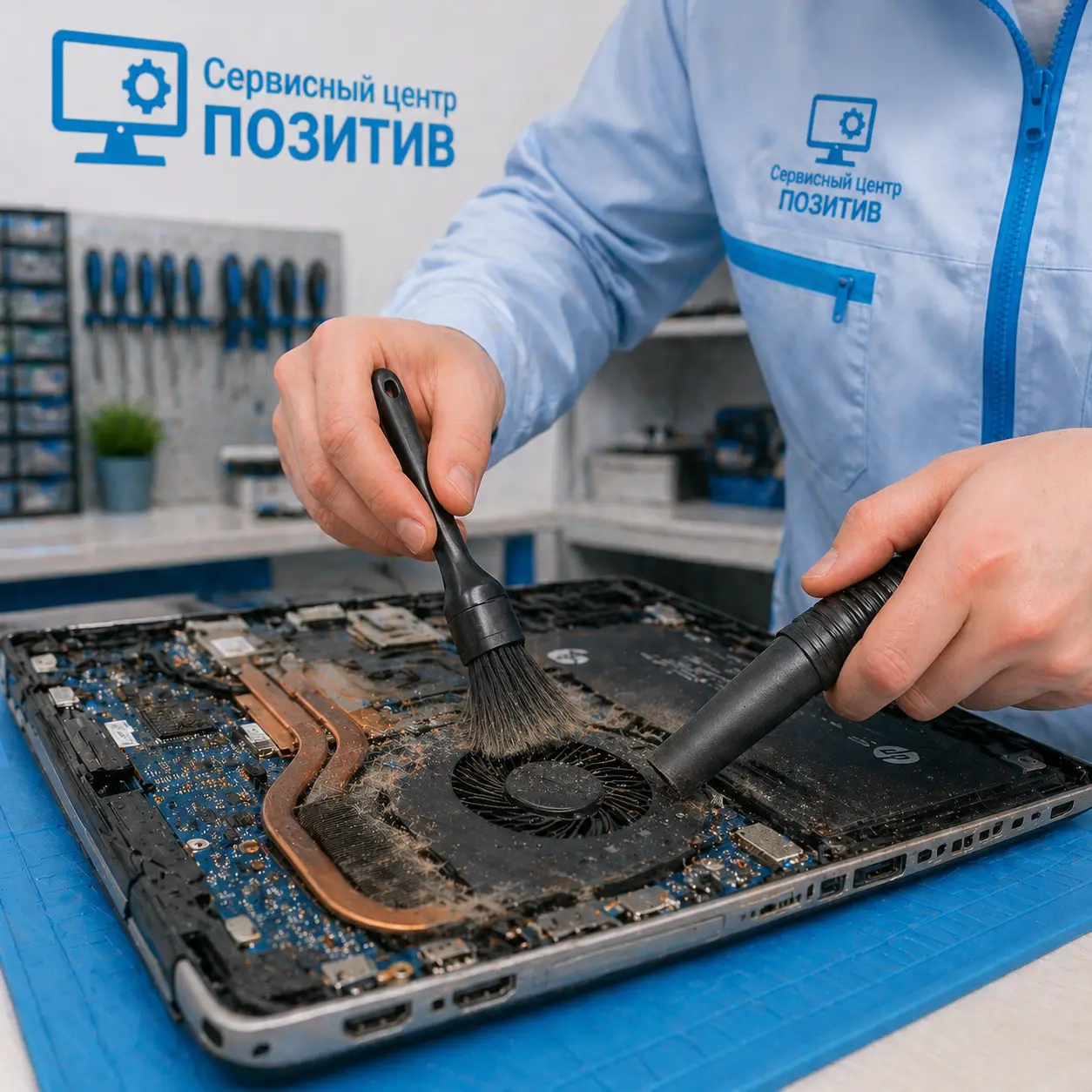 чистка ноутбука HP в Артёме