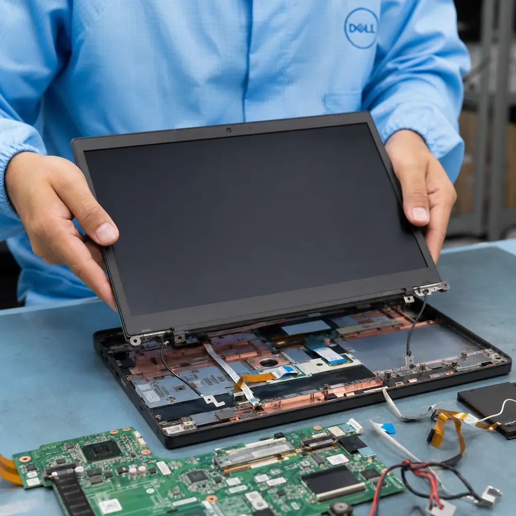 заменить матрицу ноутбука Dell в Артёме