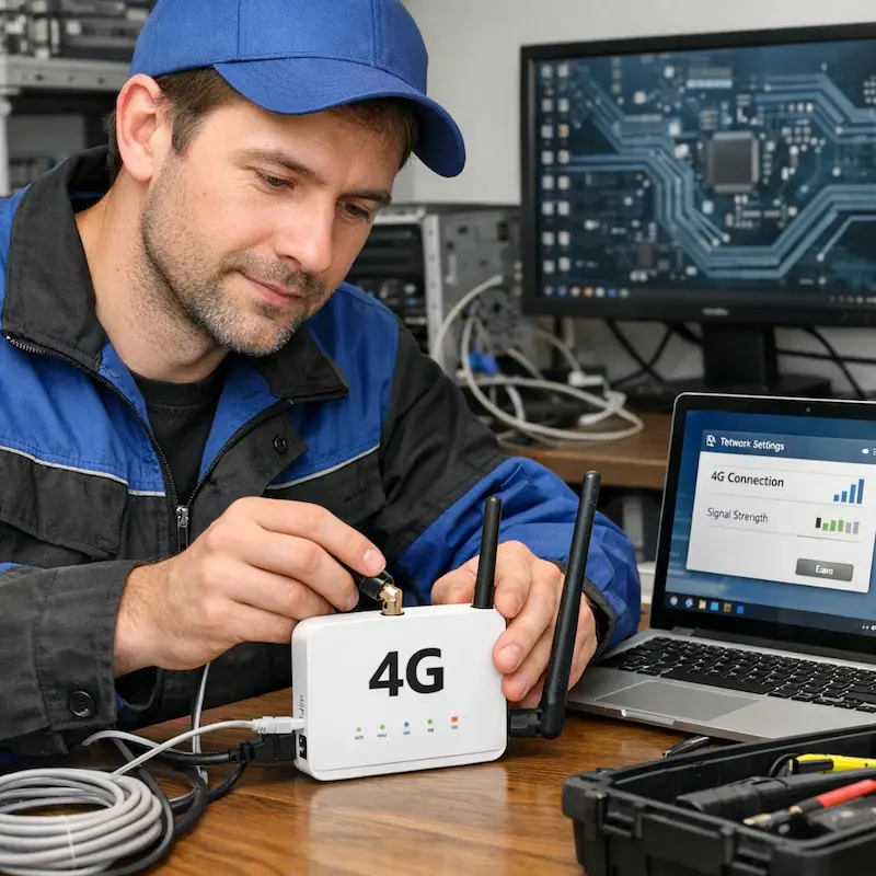 Настройка 4G модема в Артёме