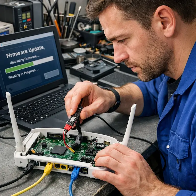 Обновление прошивки роутера в Артёме