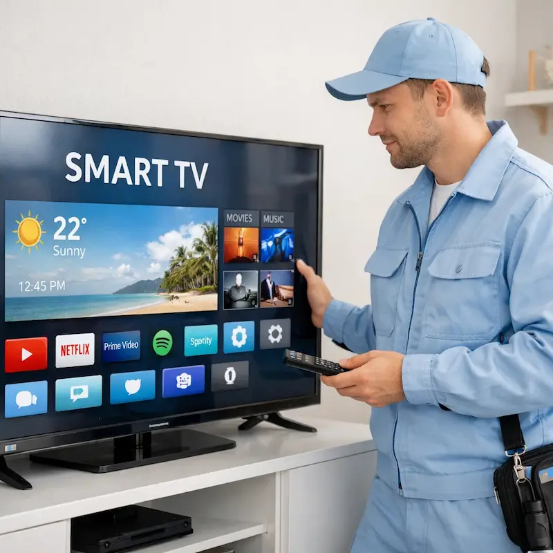 Настройка Smart TV в Артёме