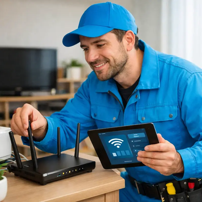 Настройка Wi-Fi для квартиры, дома и офиса в Артёме