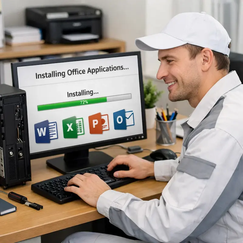 Установка и настройка программ на компьютере в Артёме