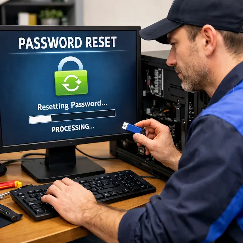 Удаление пароля на компьютере в Артёме