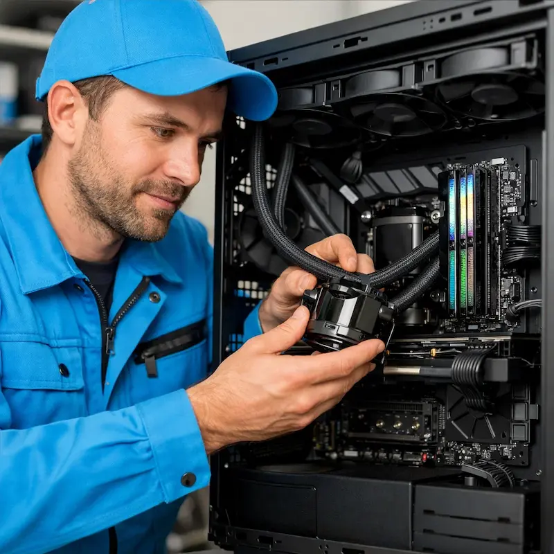 Установка СЖО на ПК в Артёме